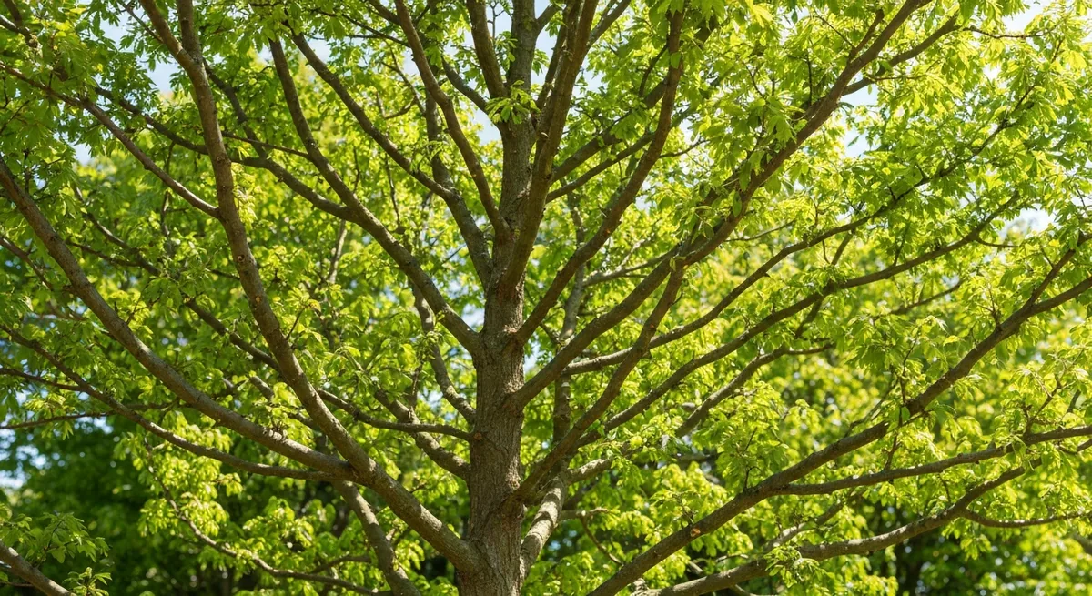Healthy ornamental tree canopy after professional pruning
